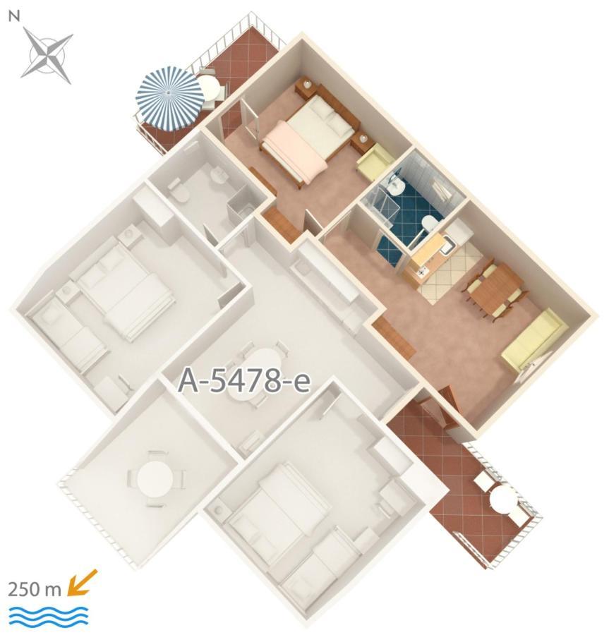 Apartments With A Parking Space Crikvenica - 5478 Luaran gambar
