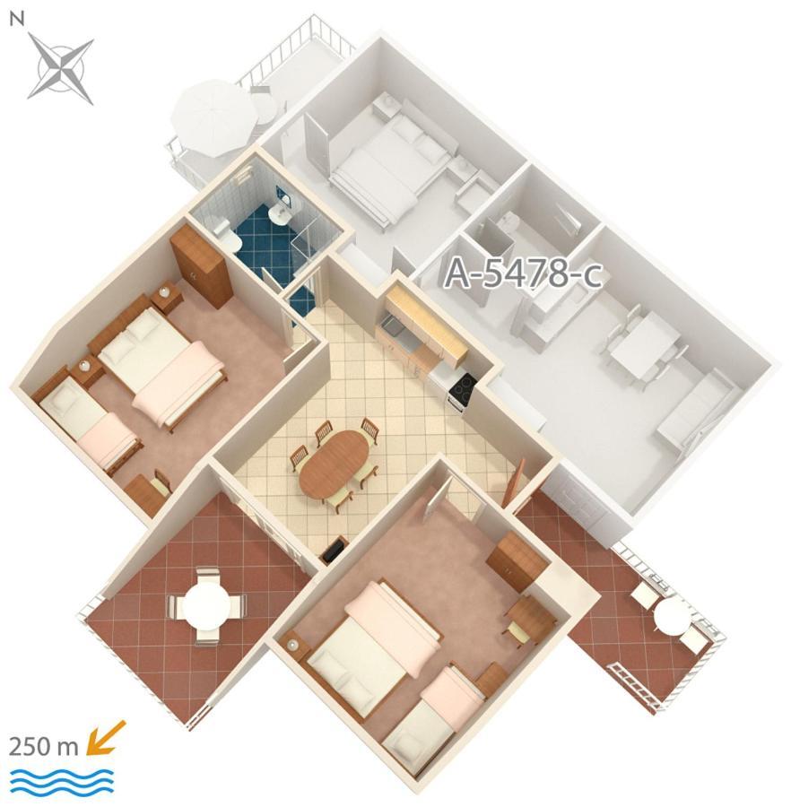 Apartments With A Parking Space Crikvenica - 5478 Luaran gambar